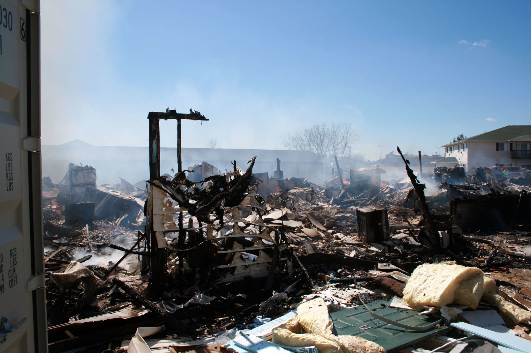 Investigation photos from 109 Knaup Drive explosion